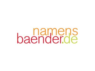 Etiketten von namensbaender.de