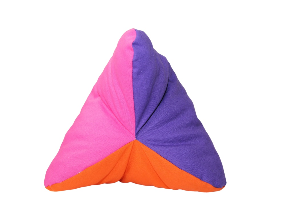 Ein toller Leseknochen mit dem Motiv lila, orange, pink 1