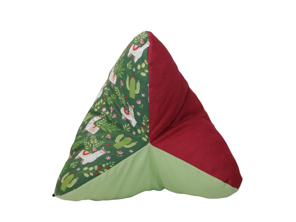 Ein toller Leseknochen mit Motiv  Lama-grün-weinrot 1