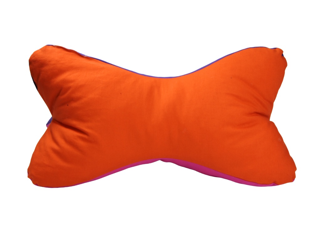 Ein toller Leseknochen mit dem Motiv lila, orange, pink 5