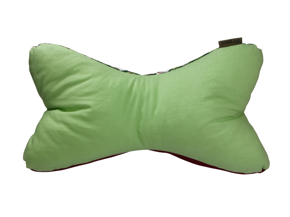 Ein toller Leseknochen mit Motiv  Lama-grün-weinrot 3