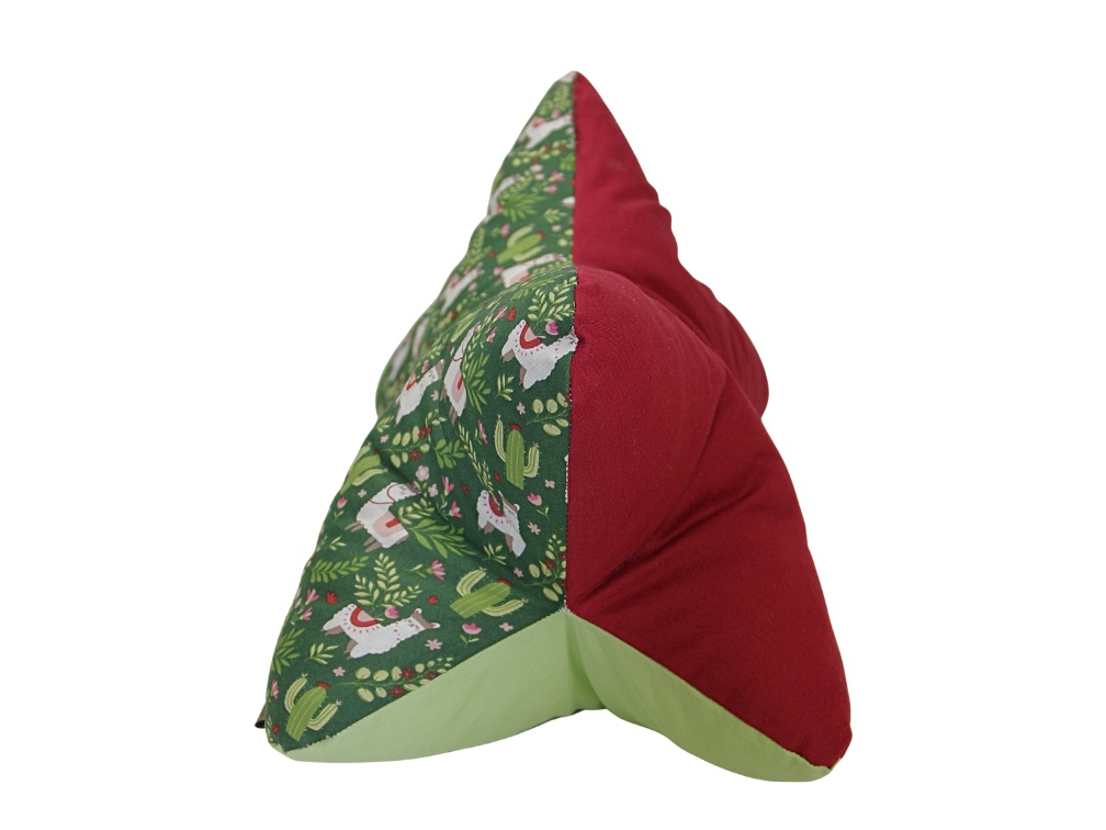 Ein toller Leseknochen mit Motiv  Lama-grün-weinrot 4