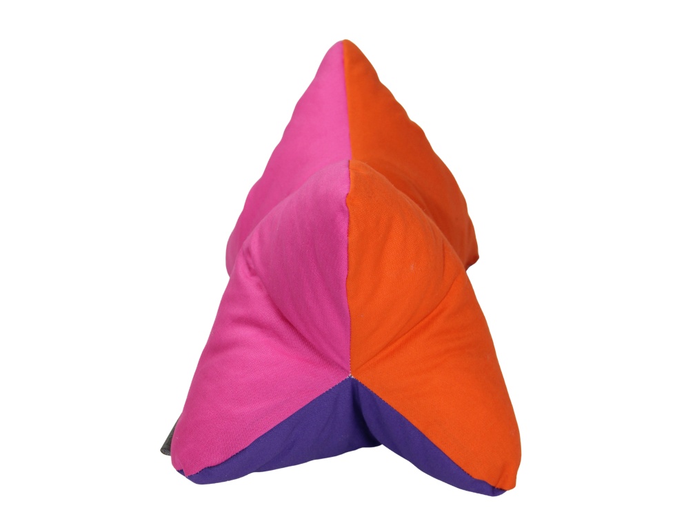 Ein toller Leseknochen mit dem Motiv lila, orange, pink 2